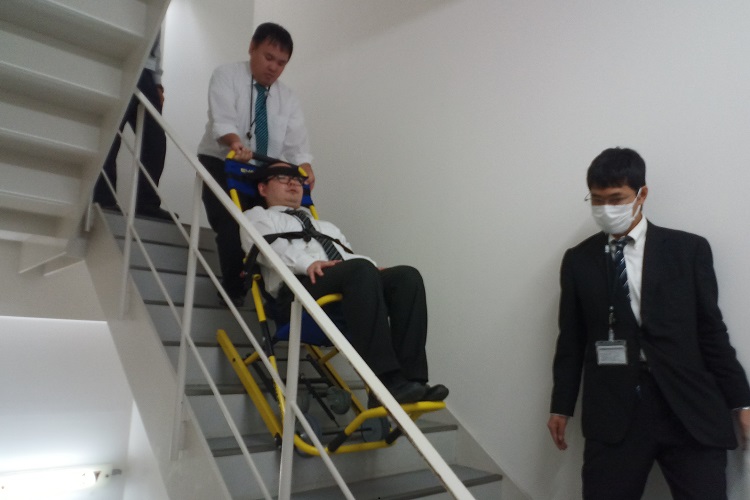 防災避難訓練